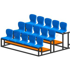 Купить Трибуна мобильная 3 ряда сиденья пластиковые на 15 мест в Грайвороне 